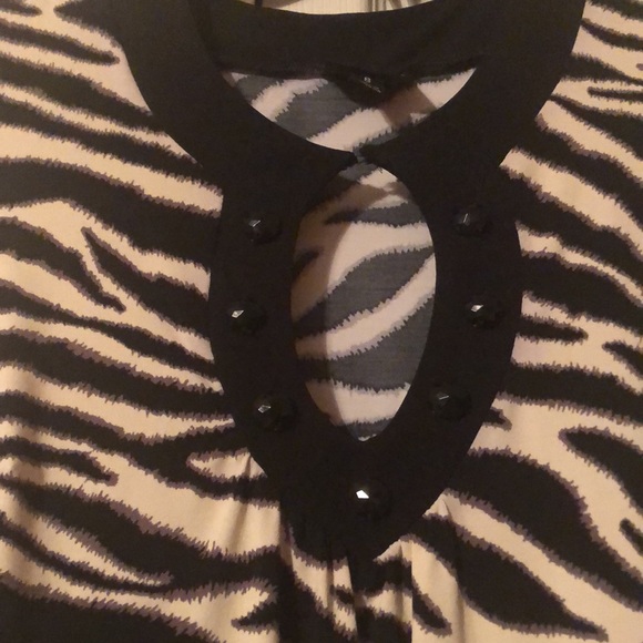 Enfocus Studio Animal Print Sleeveless Dress - Picture 4 of 5